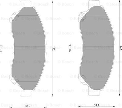 BOSCH 0 986 AB2 493 - Komplet Pločica, disk-kočnica www.molydon.hr