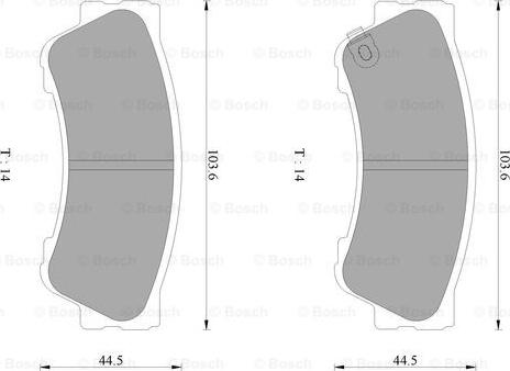 BOSCH 0 986 AB2 492 - Komplet Pločica, disk-kočnica www.molydon.hr