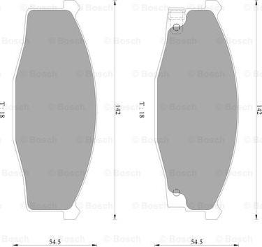 BOSCH 0 986 AB2 442 - Komplet Pločica, disk-kočnica www.molydon.hr