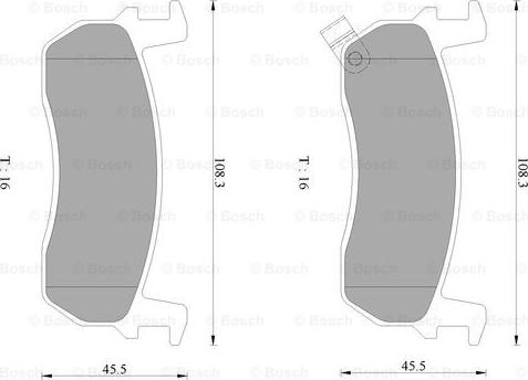 BOSCH 0 986 AB2 447 - Komplet Pločica, disk-kočnica www.molydon.hr