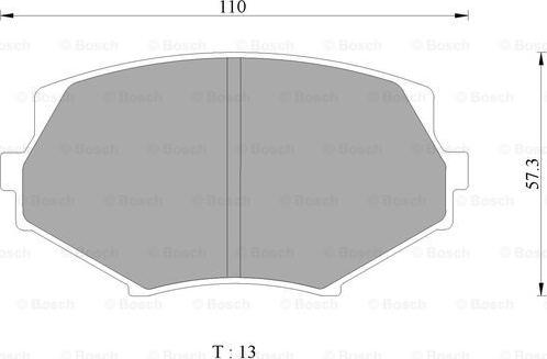 BOSCH 0 986 AB2 454 - Komplet Pločica, disk-kočnica www.molydon.hr