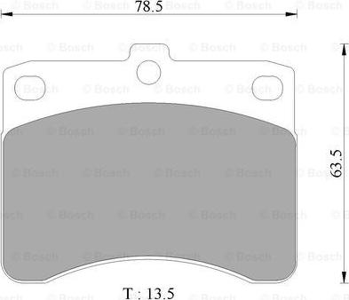 BOSCH 0 986 AB2 435 - Komplet Pločica, disk-kočnica www.molydon.hr