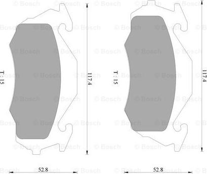 BOSCH 0 986 AB2 433 - Komplet Pločica, disk-kočnica www.molydon.hr