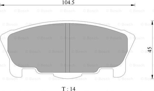 BOSCH 0 986 AB2 437 - Komplet Pločica, disk-kočnica www.molydon.hr