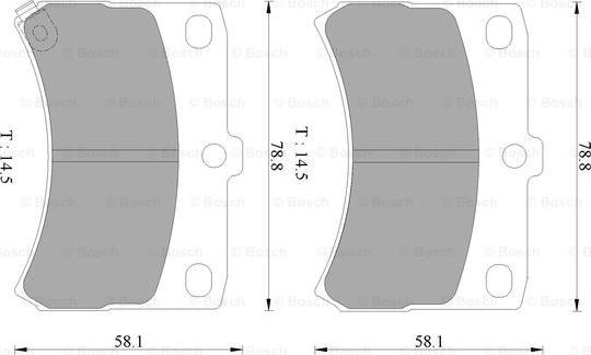 BOSCH 0 986 AB2 426 - Komplet Pločica, disk-kočnica www.molydon.hr