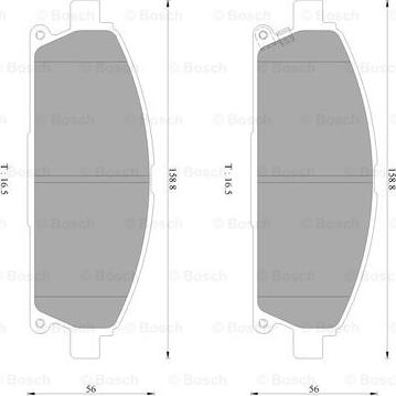 BOSCH 0 986 AB2 423 - Komplet Pločica, disk-kočnica www.molydon.hr