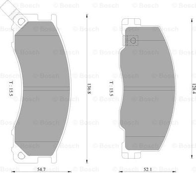 BOSCH 0 986 AB2 475 - Komplet Pločica, disk-kočnica www.molydon.hr