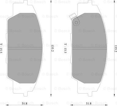 BOSCH 0 986 AB2 470 - Komplet Pločica, disk-kočnica www.molydon.hr