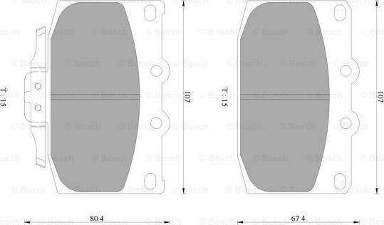 BOSCH 0 986 AB2 472 - Komplet Pločica, disk-kočnica www.molydon.hr