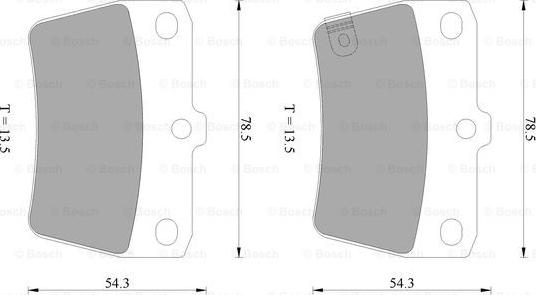 BOSCH 0 986 AB2 477 - Komplet Pločica, disk-kočnica www.molydon.hr