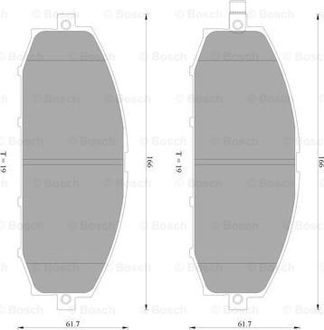 BOSCH 0 986 AB2 551 - Komplet Pločica, disk-kočnica www.molydon.hr