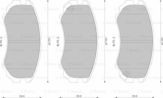 BOSCH 0 986 AB2 514 - Komplet Pločica, disk-kočnica www.molydon.hr