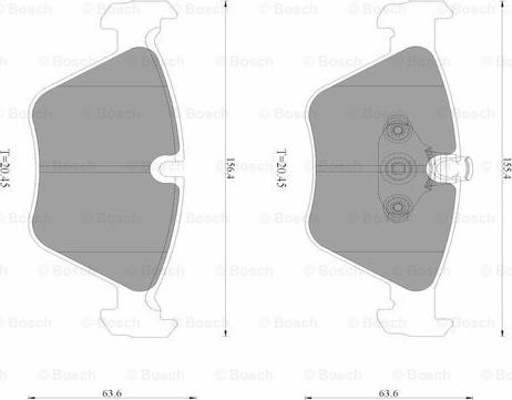 BOSCH 0 986 AB2 516 - Komplet Pločica, disk-kočnica www.molydon.hr