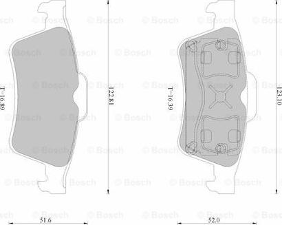 BOSCH 0 986 AB2 530 - Komplet Pločica, disk-kočnica www.molydon.hr