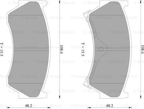 BOSCH 0 986 AB2 612 - Komplet Pločica, disk-kočnica www.molydon.hr