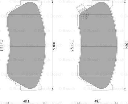 BOSCH 0 986 AB2 069 - Komplet Pločica, disk-kočnica www.molydon.hr