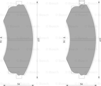 BOSCH 0 986 AB2 067 - Komplet Pločica, disk-kočnica www.molydon.hr