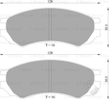 BOSCH 0 986 AB2 017 - Komplet Pločica, disk-kočnica www.molydon.hr