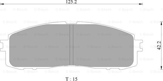 BOSCH 0 986 AB2 080 - Komplet Pločica, disk-kočnica www.molydon.hr