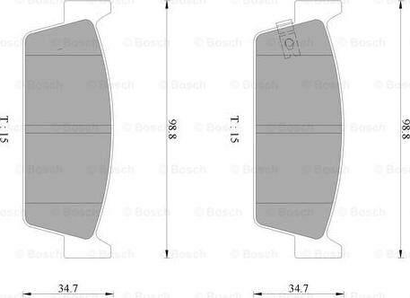 BOSCH 0 986 AB2 079 - Komplet Pločica, disk-kočnica www.molydon.hr