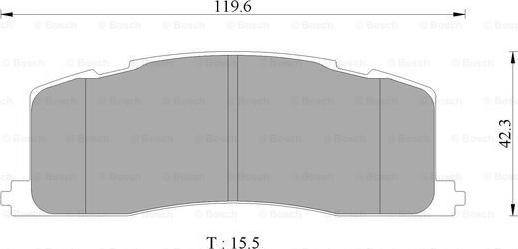 BOSCH 0 986 AB2 075 - Komplet Pločica, disk-kočnica www.molydon.hr