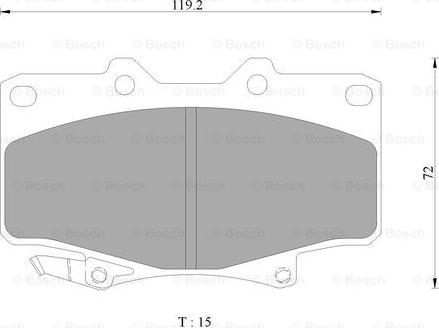 BOSCH 0 986 AB2 073 - Komplet Pločica, disk-kočnica www.molydon.hr