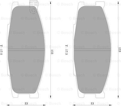 BOSCH 0 986 AB2 344 - Komplet Pločica, disk-kočnica www.molydon.hr