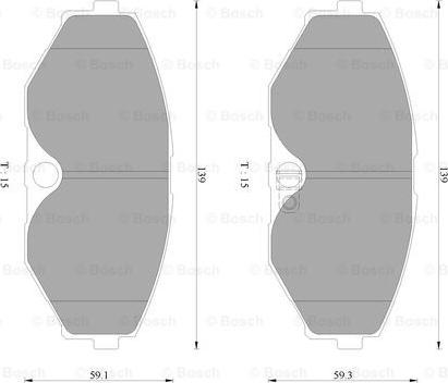 BOSCH 0 986 AB2 345 - Komplet Pločica, disk-kočnica www.molydon.hr