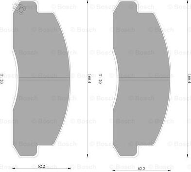 BOSCH 0 986 AB2 348 - Komplet Pločica, disk-kočnica www.molydon.hr