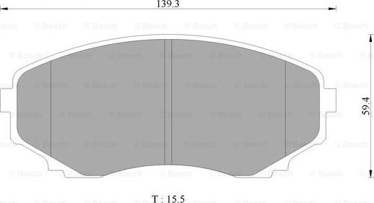 BOSCH 0 986 AB2 358 - Komplet Pločica, disk-kočnica www.molydon.hr