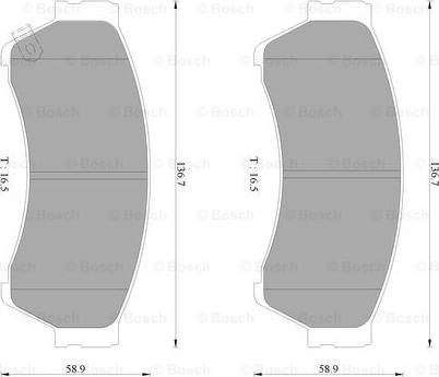 BOSCH 0 986 AB2 302 - Komplet Pločica, disk-kočnica www.molydon.hr