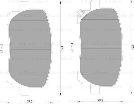 BOSCH 0 986 AB2 386 - Komplet Pločica, disk-kočnica www.molydon.hr