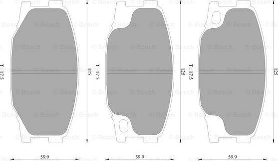 BOSCH 0 986 AB2 335 - Komplet Pločica, disk-kočnica www.molydon.hr