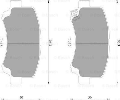 BOSCH 0 986 AB2 336 - Komplet Pločica, disk-kočnica www.molydon.hr