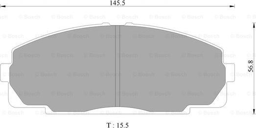 BOSCH 0 986 AB2 338 - Komplet Pločica, disk-kočnica www.molydon.hr