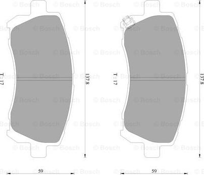 BOSCH 0 986 AB2 324 - Komplet Pločica, disk-kočnica www.molydon.hr