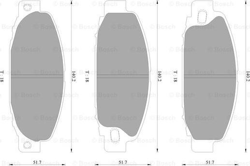 BOSCH 0 986 AB2 376 - Komplet Pločica, disk-kočnica www.molydon.hr