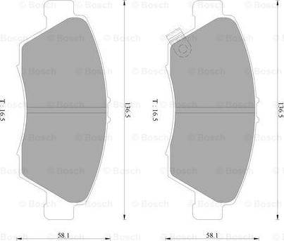 BOSCH 0 986 AB2 377 - Komplet Pločica, disk-kočnica www.molydon.hr