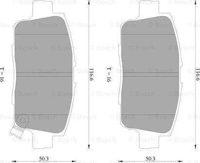 BOSCH 0 986 AB2 295 - Komplet Pločica, disk-kočnica www.molydon.hr