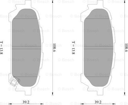 BOSCH 0 986 AB2 261 - Komplet Pločica, disk-kočnica www.molydon.hr