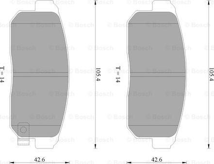 BOSCH 0 986 AB2 262 - Komplet Pločica, disk-kočnica www.molydon.hr