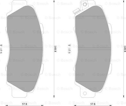 BOSCH 0 986 AB2 204 - Komplet Pločica, disk-kočnica www.molydon.hr