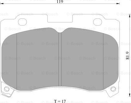 BOSCH 0 986 AB2 281 - Komplet Pločica, disk-kočnica www.molydon.hr