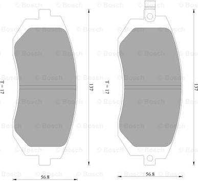 BOSCH 0 986 AB2 288 - Komplet Pločica, disk-kočnica www.molydon.hr