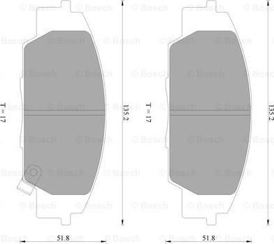 BOSCH 0 986 AB2 282 - Komplet Pločica, disk-kočnica www.molydon.hr