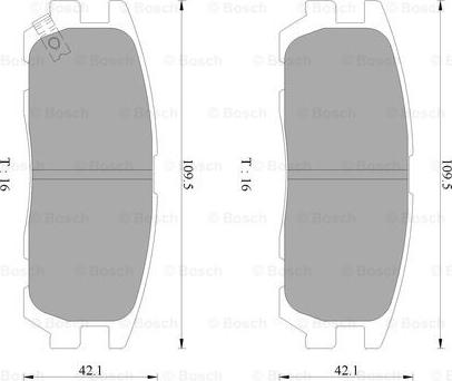 BOSCH 0 986 AB2 235 - Komplet Pločica, disk-kočnica www.molydon.hr