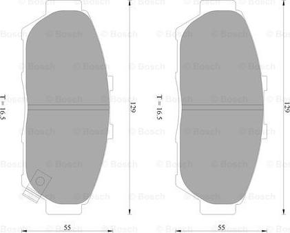 BOSCH 0 986 AB2 279 - Komplet Pločica, disk-kočnica www.molydon.hr