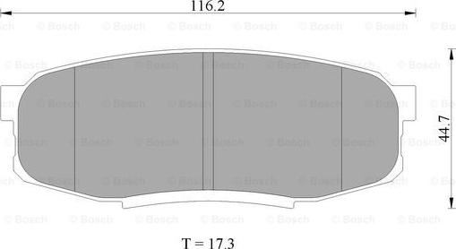 BOSCH 0 986 AB2 276 - Komplet Pločica, disk-kočnica www.molydon.hr