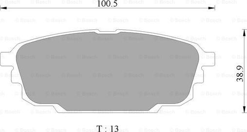 BOSCH 0 986 AB2 753 - Komplet Pločica, disk-kočnica www.molydon.hr