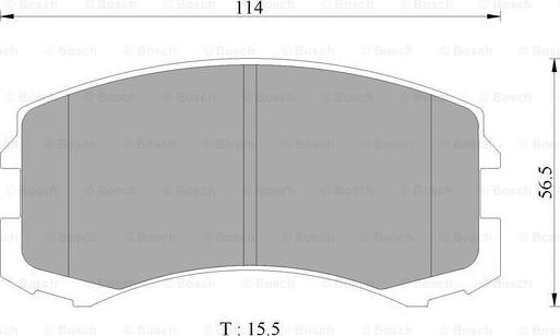 BOSCH 0 986 AB2 752 - Komplet Pločica, disk-kočnica www.molydon.hr